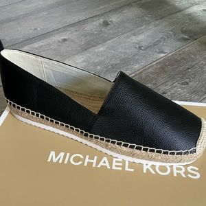 Michael Kors Tumbled Leather Loafer